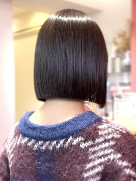 ロンドヴァリー 渋谷店(Lond vallee) 【山崎限定】大人ボブを作る秘訣は縮毛矯正