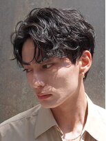 レタッチ バイ フィフス 天神大名(RETOUCH by fifth)&nbsp;天神メンズパーマシャドウパーマフェザーパーマセンターパート