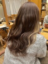 バイオレット 表参道店(Violet)&nbsp;インナーカラーケアブリーチミルクティーベージュレイヤーIB-36