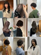 スタイリスト:riko/雰囲気をまとうニュアンスパーマと透ける透明感カラーお任せください！