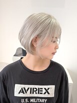 スイ(suiw) イメチェンホワイトブリーチボブ【suiw】昭和町/天王寺/阿倍野