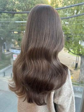 インク サカエ(inq sakae) ブリーチなしダブルカラー/マロンブラウン/韓国レイヤー