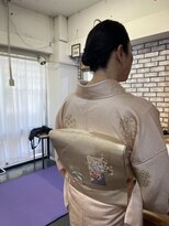 ポタム 東中野(potamu)&nbsp;訪問着の着付け