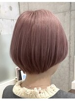 ルパルファン(Le parfum)&nbsp;丸みショートボブ×ピンクベージュ