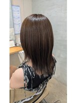 ティーズピーク(ty s peak) レイヤーカット×ヘーゼルベージュ