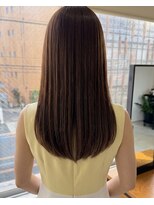 零秒女髪 千里丘店&nbsp;上品な艶髪まとまりロングヘアスタイル髪質改善美髪艶カラー艶感