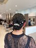 【華やかな1日に】パーティーヘアアレンジ