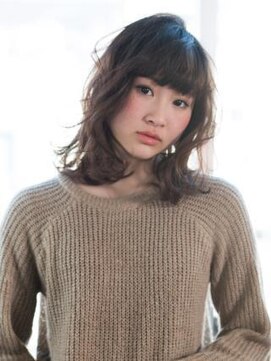 クアトログランシュ ひたちなか店(QUATRO×GranCieux) 【QUATRO】姫カット×グランジパーマ