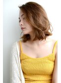 Ｇｏｌｄ　ｂｅｉｇｅ×nuance　bob　【ヴェールウェーブ】♯26