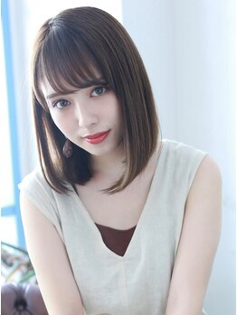 【グロスストレート】で今まで出会えなかった質感へ★不自然にならずに柔らかストレート！未知の質感へ-♪