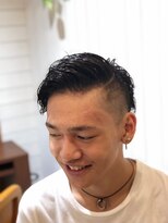 オール イン オール ヘアールーム(ALL IN ALL hair room) 男らしい！ワンブロックパーマスタイル