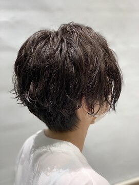 アッシュ 等々力店(Ash) ハンサムショート×パーマ×カラー