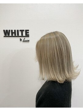 アンダーバーホワイト 阪神西宮店(_WHITE) 外国人風ホワイトベージュ♪デザインカラー