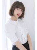 ぱつっとボブロイヤルブラウン20代30代