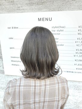 ハニー(HONEY by Chord) [HONEY斉藤]透け感オリーブグレージュ