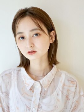サラジュ 梅田店(SARAJU) saraju サブリ 外ハネボブ　透明感ブラウン