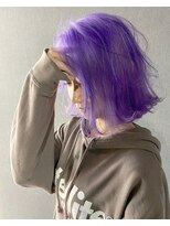 フロクシノーシナイヒリパイリフィケーション(Floccinaucinihilipilification)&nbsp;透過パープル(ブリーチ×2～)