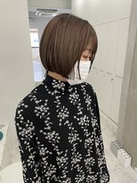 エンドリンク(endlink)&nbsp;ミニボブ×ブリーチなしベージュカラー