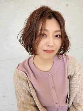 シノヤ 東根店(Shinoya) 抜け感×柔らかボブ