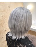 【花菜】レイヤースタイル×ホワイトシルバー