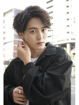 テトラ バイ ネオリーブ 横浜西口店(tetra by neolive) メンズパーマ　無造作　アップバング　［横浜］