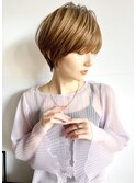 ショートボブ髪型30代40代50代前髪あり前髪なし面長丸顔【荒牧】