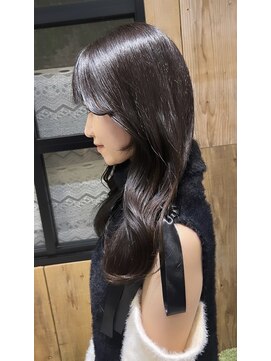 ネウィ ジャム 町田(newi JAM) おくれ毛/顔まわりカット/グレージュ/ミディアム/くびれヘア