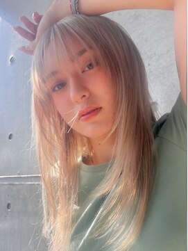 シュシュ 宜野湾店(chou chou) 切りっぱなしボブ/エアリーロング/美髪ピンクブラウン沖縄宜野湾