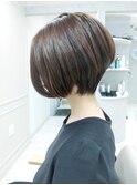 寒色系のカラーでソフトバレイヤージュ
