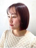 切りっぱなしボブ