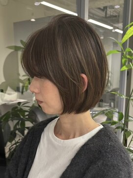 GBG 自由が丘 自由が丘白髪ぼかしブラウンベージュカラーグレイカラーブリーチ