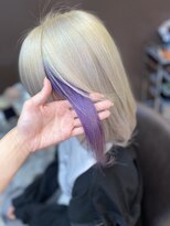 ウィズ ANNEX店(With)&nbsp;【with annex店 稲田】ホワイト×インナーパープル