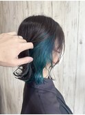 【JLB.HARUTO】インナーカラーエメラルドグリーン