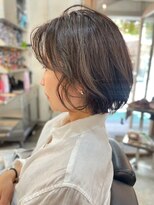 ヴァージ(Verge)&nbsp;レイヤーカット/ウェーブパーマ/前髪/こなれミディ[代官山駅]