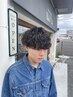 【山岡限定クーポン】カット＋波巻きスパイラルパーマ￥13550