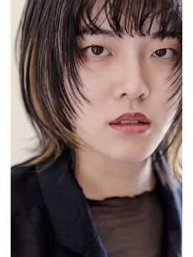 たさわ堂エンネ(enne) 顔まわりレイヤー×インナーカラーstyle