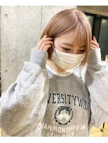 ムク 横浜店(muku)&nbsp;インナーカラーケアブリーチイヤリングカラーハイライトレイヤー