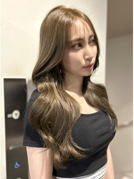 アイシー 表参道(ICY) ワンホンオリーブベージュ○レイヤーカット