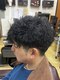 カットインタマヤマ(cut in TAMAYAMA)の写真/【花巻★メンズ】人気再燃中！ナチュラルなくせ毛感・ふんわり毛流れを創るアイロンパーマ★＜理容室＞