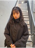 【村松美穂】ロングパーマ×ハイライトカラー
