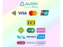 各種キャッシュレス決済対応しております◎