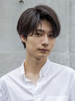 小久保styleフェザーパーマフェザーショートグレーエンドカラー