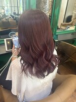 ヘアーラウンジ アンフィ 井土ヶ谷(Hair Lounge Anphi)&nbsp;カシスピンク／ブリーチなし