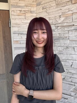 シエン ホワイト(CIEN white) 【浜松 美容院 ピンクラベンダー シャギーレイヤー