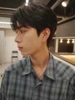 アンサー 渋谷(ANSWER)&nbsp;ニュアンスパーマ毛流れセンターパートナチュラル韓流ヘア