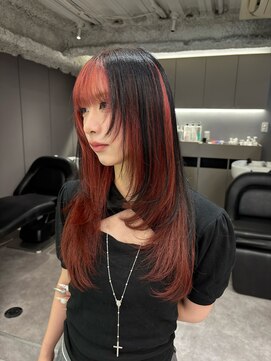 ロテ 名古屋 名駅店(Lote.) ミディアムヘア/デザインカラー/フェイスフレーミング/名古屋