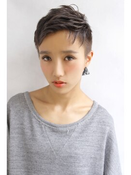 ロゼ 新大宮(ROSE) 【ROSE】ベリーショート＿刈り上げ＿グレージュ