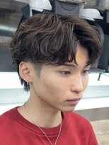 フィフスパーク(fifth PARK)&nbsp;渋谷シャドウパーマメンズマッシュ無造作パーマ緩めメンズカット