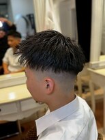 メンズ アルス(Men's ARS)&nbsp;おしゃれ坊主コンマパングメンズウルフマレットヘア