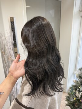 グレージュカラー/透明感カラー